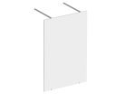Walk-in, Ravak Walk-In Free Set 120, zuhanykabin króm+transparent GW9FG0C0SZ1