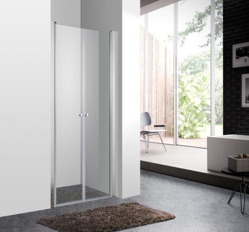 Zuhanyajtó, Aqualife HX-109T 2 ajtós 100x190 átlátszó üveg