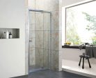 Zuhanyajtó, Aqualife HX-111 nyíló , 80x190 átlátszó üveg