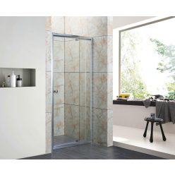   Zuhanyajtó, Aqualife HX-111 nyíló , 90x190 átlátszó üveg