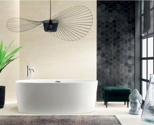 Csempe, Tubadzin HORIZON IVORY TUR-32X89 HI