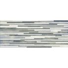 Dekorcsempe, Zalakerámia PETROL fényes szürke dekor 20X50 9 mm ZAL-ZBD53033U
