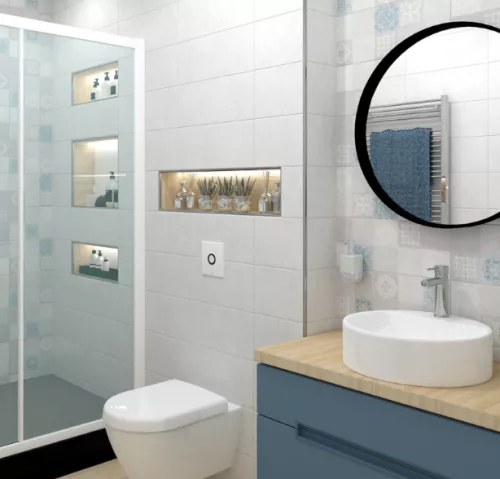 Csempe, Zalakerámia CONCRETO LIGHT GREY 20X50 ZAL-ZBD53072