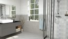 Csempe, Zalakerámia CONCRETO LIGHT GREY 3D WAVY 20X50 ZAL-ZBD53074