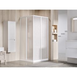   Zuhanykabin, Ravak Supernova SRV2-90 195 S fehér+Pearl polisztirén 14V701O211