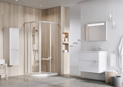 Zuhanykabin, Ravak Supernova SKCP4-90 195 fehér+Pearl polisztirén 3117O10211