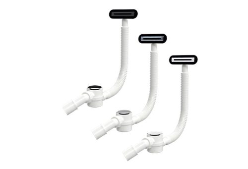 Le- és túlfolyó, M-Acryl Pro Click-Clack vízszintes túlfolyóval króm