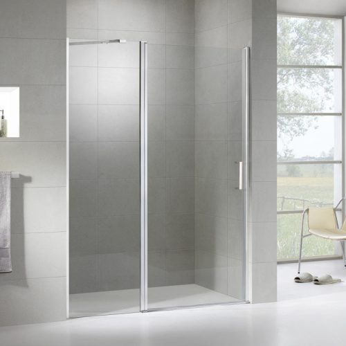 Zuhanyajtó, Wellis Pure 120 nyílóajtós zuhanyfal Easy Clean bevonattal WC00521