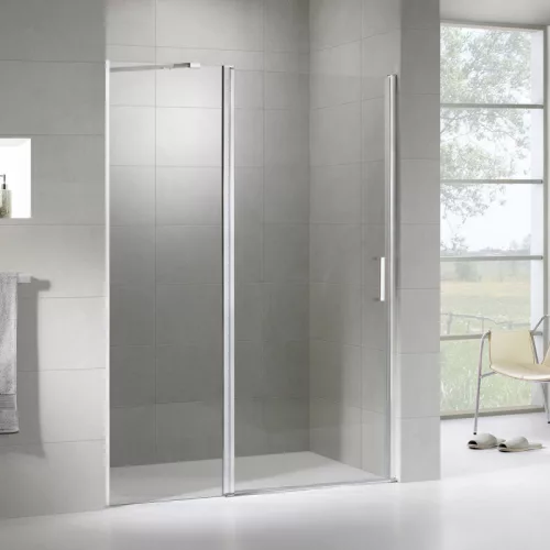 Zuhanyajtó, Wellis Pure 120 nyílóajtós zuhanyfal Easy Clean bevonattal WC00521