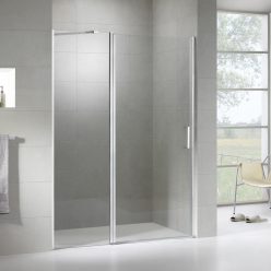   Zuhanyajtó, Wellis Pure 90 nyílóajtós zuhanyfal Easy Clean bevonattal WC00519