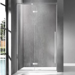   Zuhanyajtó, Wellis Sorrento 120 nyílóajtós zuhanyfal Balos Easy Clean bevonattal WC00513