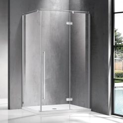   Zuhanykabin, Wellis Sorrento Plus 100 nyílóajtós zuhanykabin 100x100 Jobbos Easy Clean bevonattal