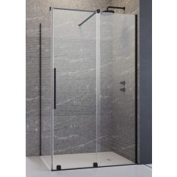   Zuhanykabin, Radaway Furo Black KDJ 90x100 jobbos zuhanykabin