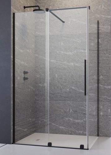 Zuhanykabin, Radaway Furo Black KDJ 100x90 balos zuhanykabin