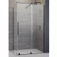 Zuhanykabin, Radaway Furo Black KDJ 120x120 jobbos zuhanykabin