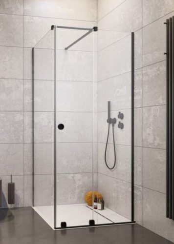 Zuhanykabin, Radaway Furo Black KDJ RH 90x110 jobbos zuhanykabin