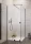Zuhanykabin, Radaway Furo Black KDJ RH 100x80 balos zuhanykabin