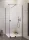 Zuhanykabin, Radaway Furo Black KDJ RH 100x110 jobbos zuhanykabin