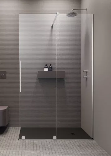 Walk-in, Radaway Furo Króm Walk-in 100 jobbos