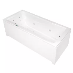  Hidromasszázs kád, Wellis WK00202 Huron 180 balos E-max hidromasszázs kád csaptelep nélkül
