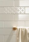 Csempe, Arte Blanca Bar White 7,8x23,7 csempe ART-23X7 BBW