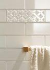 Dekorcsempe, Arte Blanca Bar White A 7,8x23,7 dekorcsempe ART-23X7 BBWA