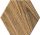 Csempe, Arte Burano Wood Hex 11x12,5 csempe ART-11X12 BUWOH