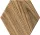 Csempe, Arte Burano Wood Hex 11x12,5 csempe ART-11X12 BUWOH