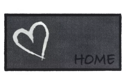 Lábtörlő, Vision Home heart grey 40x80