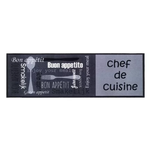 Lábtörlő, Cook&Wash chef de cuisine grey 50x150