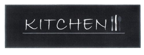 Lábtörlő, Cook&Wash kitchen black 50x150