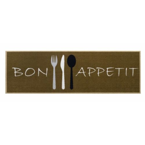Lábtörlő, Cook&Wash bon appetit brown 50x150
