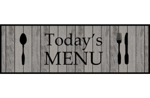 Lábtörlő, Cook&Wash todays menu 50x150