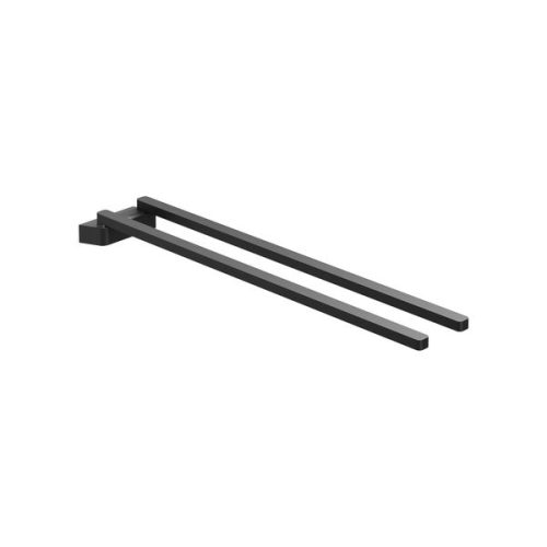 Törölközőtartó, Ravak Fekete színű, elfordítható törölközőtartó 10 black X07P564