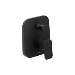   Falba süllyesztett csaptelep, Ravak 10 Free black fekete falba süllyesztett csaptelep váltóval, b