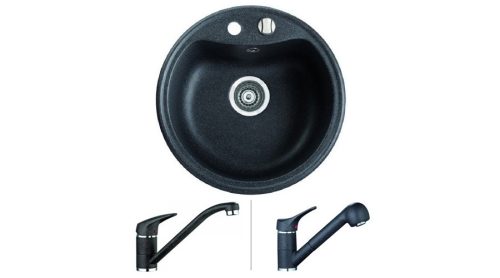 Mosogatótálca, Marmorin Isao 1 medence kerek MMR-2508030XX
