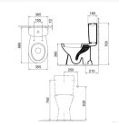 WC, Alföldi SAVAL 2.0 Mélyöblítésű MB WC alsó kifolyású 7090 09 E+