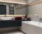 Dekorlap, Paradyz Classica Symetry Beige inserto 30x60cm