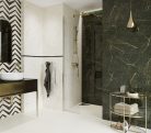 Csempe, Paradyz Classica Fancy Black Polysk 30x60cm KWC-30X60 FBP