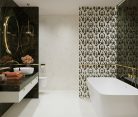Csempe, Paradyz Classica Fancy Black Polysk 30x60cm KWC-30X60 FBP