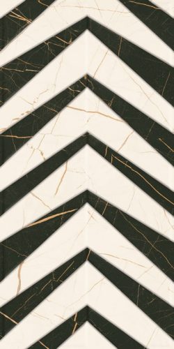 Csempe, Paradyz Classica Fancy White Struktura Polysk 30x60cm