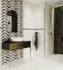 Csempe, Paradyz Classica Fancy White Struktura Polysk 30x60cm