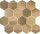 Dekorlap, Uniwersalna Mozaika Wood Natural Mix Heksagon Mat 22x25,5cm