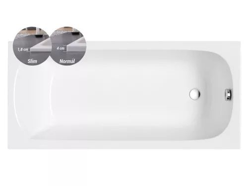 Kád, M-Acryl Mira Slim 170x70