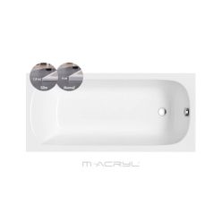 Kád, M-Acryl Mira Slim 180x80