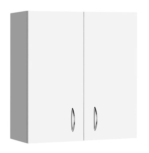 Fürdőszobabútor felső szekrény ,Sapho AQUALINE SIMPLEX ECO 60x60x24cm, matt fehér SIME535