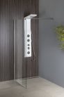 Fix zuhanyfal, Sapho AQUALINE WALK IN Fix zuhanyfal, 100x190cm, átlátszó üveg WI101