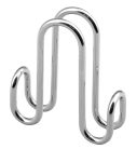Fogas, Sapho AQUALINE KRÓM LINE Duplafogas, akasztó zuhanykabinra, 8,5cm, króm 37030