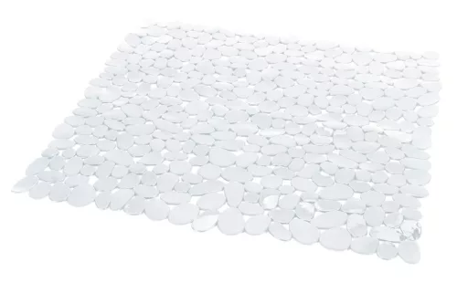 Fürdőszobai szőnyeg, AQUALINE RIVER fürdőszobai szőnyeg, 540x540mm, PVC/áttetsző TADO40100