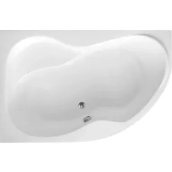   Kád, Sapho AQUALINE CIDLINA kád, láb nélkül, balos, 160x105x47cm, akril G3615